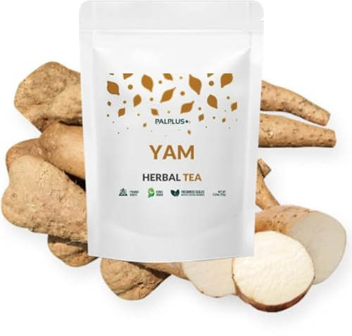 Organic Natural Pure Wild Yam Root Tea Bag- 50 Tea Bags (Biodegradable PLA Tea Bag Filters)