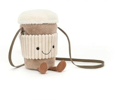 Jellycat Amuseable Coffee-To-Go Bag - L: 13 cm x l: 13 cm x h: 22 cm