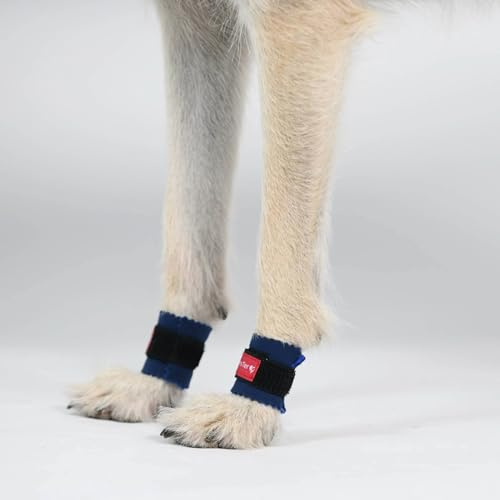 HERZENSTIER Krallenschutzbandage Gr. M30 für Hunde, Schutz für Wolfs- und Daumenkralle, doppelseitiges Fleece, für Hundesport, Jagd & Agility