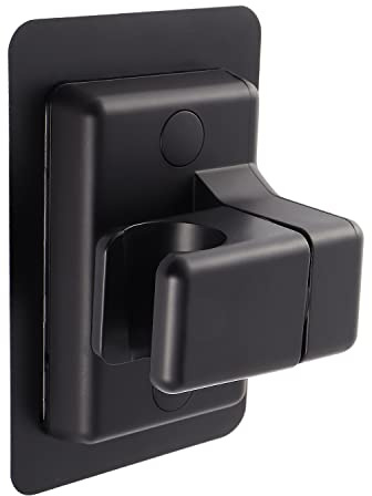 SIGANDG supporto doccia senza punzonatura Porta doccia regolabile girevole a 360 ° supporto soffione doccia Porta doccia regolabile impermeabile super potente Ventosa per bagno（nero）