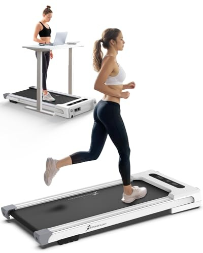 MOTIONIC Treadmill Home & Office 560W Adjustable Speed Ultra-Flat Ultra-Quiet with Bluetooth, LED Display & Remote Control by Strongology