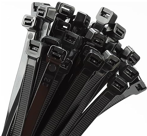 Armpow 100 Stück Kabelbinder Breit 450mm x 9mm - 80kg Zugfestigkeit - UV-Beständig - Große Kabelbinder für Kabelmanagement