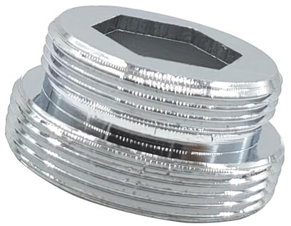Faucet Adapter, External Thread M28 to External Thread M22, Faucet Aerator Adapter, Ideal for Attaching Aerators to Kitchen Taps, (M28-M22)