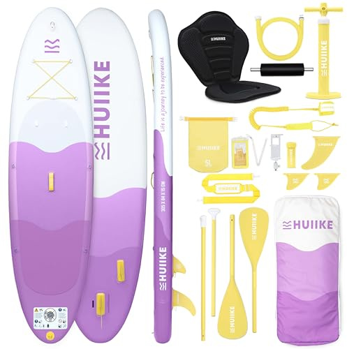 HUIIKE Tabla Paddle Surf Hinchable 10' y hasta 130 kg con Accesorios
