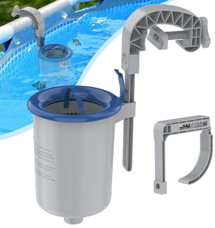 ZYHHDP Skimmer For Piscinas Elevadas - Sistema De Skimmer De Pared con Cesta Flotante - Ideal for Piscinas Inflables, Tubulares Y con Estructura Metálica
