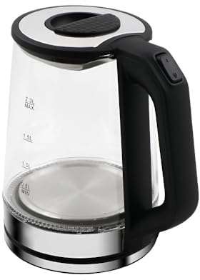 Bollitore Elettrico In Vetro Borosilicato For Uso Domestico - Teiera Elettrica A Vapore E Teiera Multifunzionale