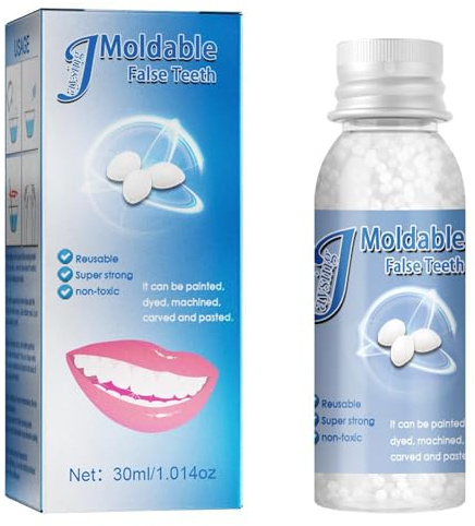 Temporary Dental Repair Kits, Dental Filling Set，Dental Repair Beads, Dental Repair Kit Filling for False Teeth