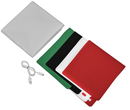 Xiuganpo Scatola Luminosa Riflettente per Mini Fotografia da Studio con Luci a LED per Esigenze di Fotografia di Prodotti