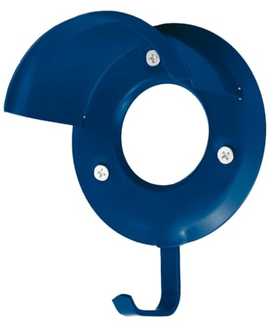 GS Equestrian & Country Metal Bridle Hook – Wall Mounted Bridle Holder for Tack Room Storage – Durable Horse Tack Hook (Blue, One Size)
