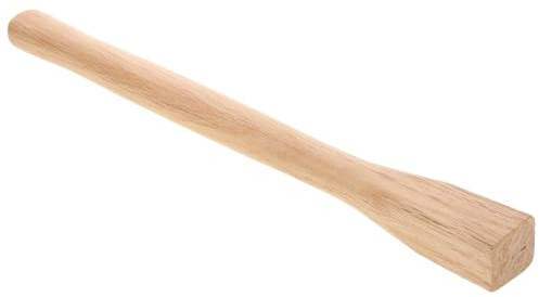 jojofuny Mango de Azada de Madera Beige Fácil de Instalar Mayoría de Tipos de Azadas Adecuado para Jardinería y Trabajos de Carpintería