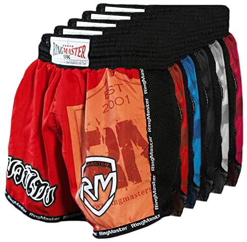 RingMaster Warrior Kickboxing Thai Shorts Training Kick Clothing MMA Martial Arts