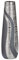 GILDE - Vase cône Séville - Vases décoratifs Modernes - Vase à Fleurs - Céramique - Anthracite-Argent - Hauteur 49 cm