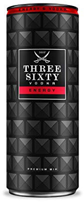 Three Sixty Vodka Energy, 12er Pack (12 x 0.33 l) EINWEG incl. 3 EUR Pfand