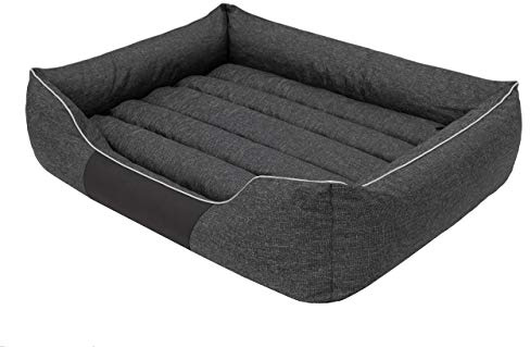 PillowPrim Hundebett Hundesofa Hundekissen Hundekorb Hundecouch Tierbett Weich Haustierbett Größe XXXL 140x110