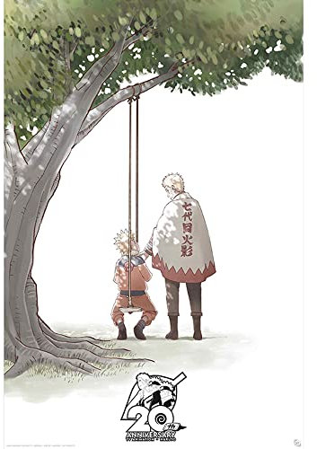 ABYSTYLE - NARUTO SHIPPUDEN Poster Compleanno 20 anni (91,5 x 61)