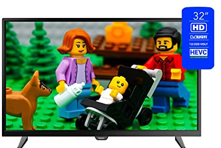 GRAETZ GR32F1510 HD LED TV 12 V DVBT T2 DVBS S2 DVBC barco, autocaravana, caravana, etc. Hotel