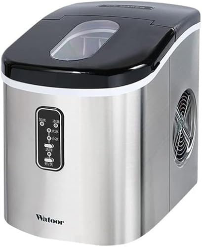 Samnuerly 16kg Ice Maker Small Commercial Household Automatic Tap Water Into The Milk Tea Shop Automatic Drop Ice Ice Maker