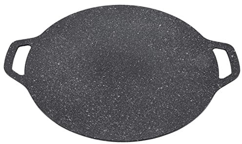 Yosoo Health Gear Poêle à Griller Carrée Antiadhésive pour Barbecue Coréen avec Revêtement en Matériau à 6 Couches, Revêtement Circulaire pour Barbecue à évacuation Facile de la Graisse