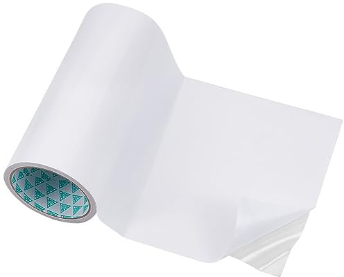 BENECREAT 5m Selbstklebender Patch Aus Wärmeschmelzendem Stoff, 20cm Breiter Doppelseitiger Klebeflicken Zum Aufbügeln Für Abzeichen Zum Abziehen Und Aufkleben Auf Hosen, Rucksack, Kleidung