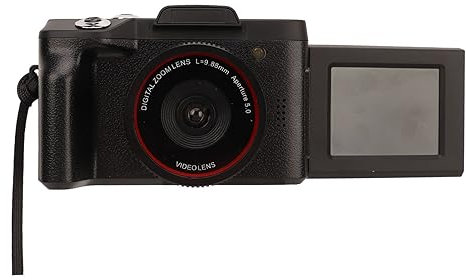 Micro SLR Digital Camera for Photography, 1080P HD 16MP Autofocus Vlogging Camera, 2.4 Flip Screen Compact Travel Camera with 16X Digital Zoom, for Beginner Students