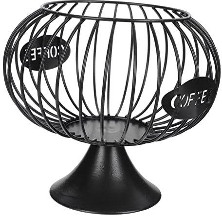LABRIMP Support De Stockage De Capsules De Café Support De Stockage De Capsules Porte-collations Panier En Fer Rangement Café Fruit Basket