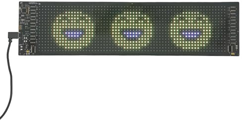 LED-Anzeigetafel, 37.4X9.2CM Programmierbares LED-Schild, Weiche und Flexible LED-Anzeige, Leuchtreklame Personalisiert, Autoschild, Werbeschild, Ausgangs-und Eingangsschild