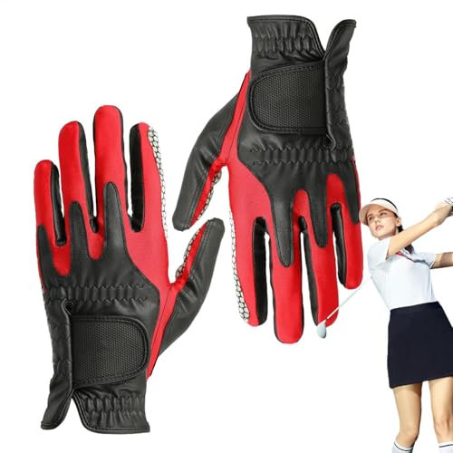 Herren Golfhandschuhe, Swing Trainerhandschuhe, Wetter Von Grip Weich Bequem, Im Freien Sporthandschützer Stoßdämpfung Für Linkshändige Golfer