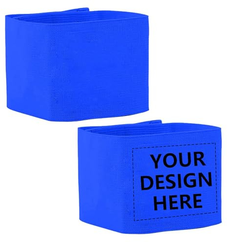Generisch DIY selbständig gestalten Kapitänsbinde Fußball Armbinde Erwachsene,Fussball Armband Team Armbinde Outdoor Sports Gruppen Captain Armband Verstellbare Spielerbänder