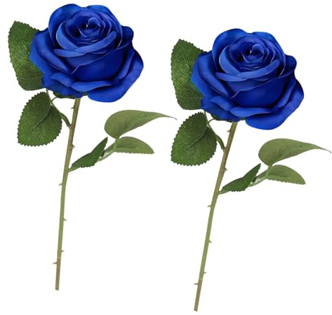 arrderly 2 rosas artificiales, rosas rosas, planta artificial, adorno de escritorio, para decoración de boda, hogar, fiesta, oficina, centros de mesa, arreglos florales de bricolaje