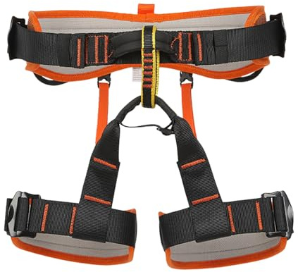 Klettergurt für Herren, verstellbar, für Arbeiten in der Höhe, Kletterausrüstung, Höhlenforschung, Gartenarbeit, Mauer