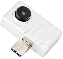Telecamera termica a infrarossi, 80x62 pixel con campo visivo di 90°. L'interfaccia di tipo C del termocamera a infrarossi del telefono cellulare è plug-and-play e adatta sia per uso domestico che