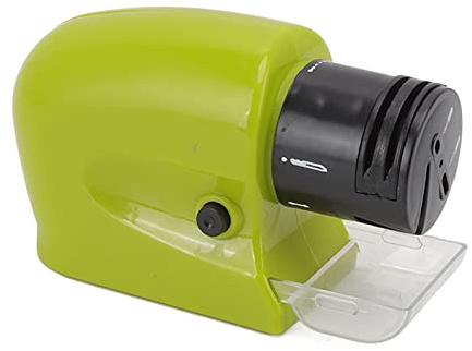 BONKZEBU Electric Knife Sharpener Professional High Speed Electric Knife Sharpening Machine with Adamas Grinding Wheel for Kitchen Scissors ABS Material 135x80x42mm Electric Knife Sharpeners