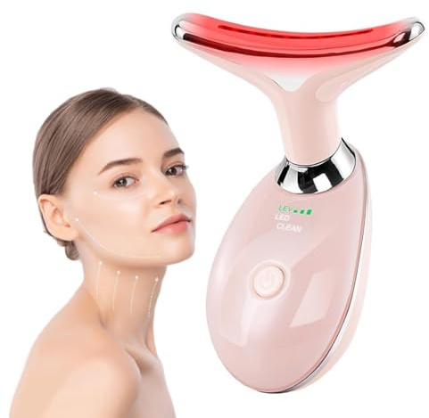 Nackenmassagegeräte Ultraschall-Gesichtsreinigungsgerät mit EMS-Mikrostrom – Porentiefe Reinigung, Hautlifting & Serum-Penetration – Für Zuhause & Reise – Für alle Hauttypen, Anti-Aging & Sensitive