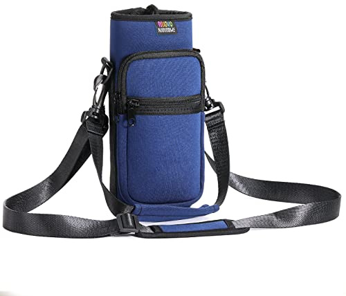 Nuovoware Bolsa portabotellas, 750 ml, Marino Azul