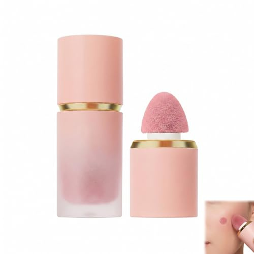 Blush Liquide Mat, Fard à Joues Liquide Longue Tenue Teinte 07#, Maquillage Visage Effet Naturel et Texture Légère, Formule Crème Fondante pour Femmes