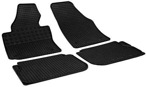Gummi Fußmatten passend für VW Caddy/Caddy Life/Caddy Maxi 4-teilig ab 2004-10/2020 AZUGA AZ10092504 Gummimatten Automatten