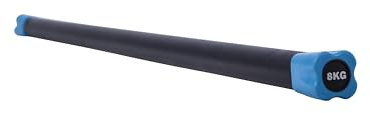 GORILLA SPORTS® Gewichtsstange 1,2,3,4,5,6,7,8,9,10kg, mit/ohne Ablage | Farbwahl Weighted Bar aus Stahl, gummiert und mit integriertem Gewicht für Krafttraining, Pilates, Aufwärmen und Fitnesskurse