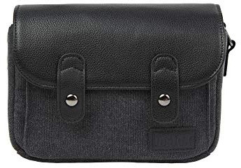 Fujifilm Borsa per Fotocamera instax WIDE 300 | In tela e morbida finta pelle | Con tracolla in resistente polipropilene, ampia tasca interna frontale e Logo instax Originale