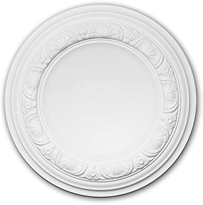PRO[f]home® - Ceiling Rose 156032 Ceiling Decoration Medallion Rosette Decorative Element Neo-Renaissance Style White Ø 32 cm Profhome