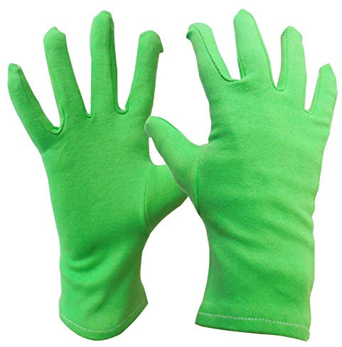 YNR® Baumwollhandschuhe | Weiche dehnbare leichte Arbeitshandschuhe | Münzschmuck Silber Inspektion | tägliche Arbeit & mehr | Einheitsgröße