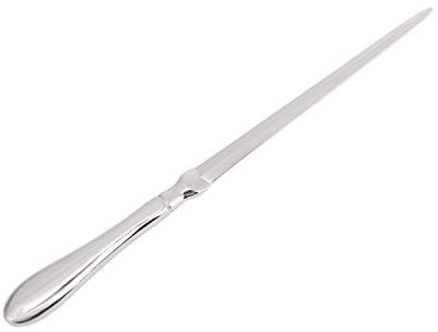 CaLeQi Brieföffner mit Griff Messer, Split File Briefumschläge (Silber)