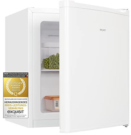 Exquisit Mini-Gefrierschrank GB05-040E weissPV | Mini Gefrierschrank klein 33 L Volumen | 4 Sterne | Tiefkühlschrank klein & kompakt