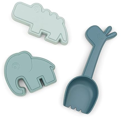Done by Deer 4626012 Sandspielzeug Set 3-teilig - Deer Friends blau