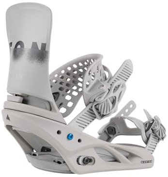 Burton Lexa X Re:Flex Snowboard-Bindungen für Damen, Grau/Logo, Größe M