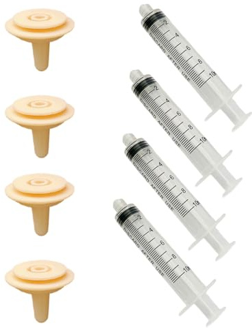8 Pcs Puppy Milk Feeding Kit with Syringe, Kitten Bottle with Accurate Scale Feeder Accessories for Newborn Pets