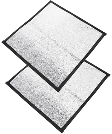 Yardwe Reptilien Wärmematte 2 Stück mit Aluminiumfilm, Heizkissen