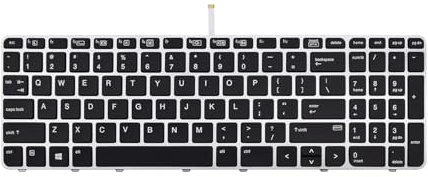 Table-King Clavier de rechange rétroéclairé pour HP EliteBook 755 G3, 755 G4, 850 G3, 850 G4, Zbook 15U G3