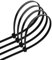 Bridas de nylon negras, 3,6 x 150 mm, pack de 40 unidades, ideales para fijar, agrupar y organizar cables y objetos.