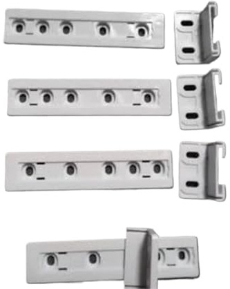 Door Sliding Guide Integrated Cupboard Built In Kit For Fridge Door Slide Rail Mounting Kit Refrigerator 1Set