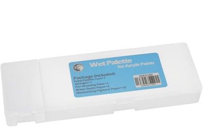 Keep Paint Wet, vassoio per di vernice rimane bagnata, vassoio per conservazione all'aperto con controllo 'umidità, riutilizzabile per progetti di classe artistica
